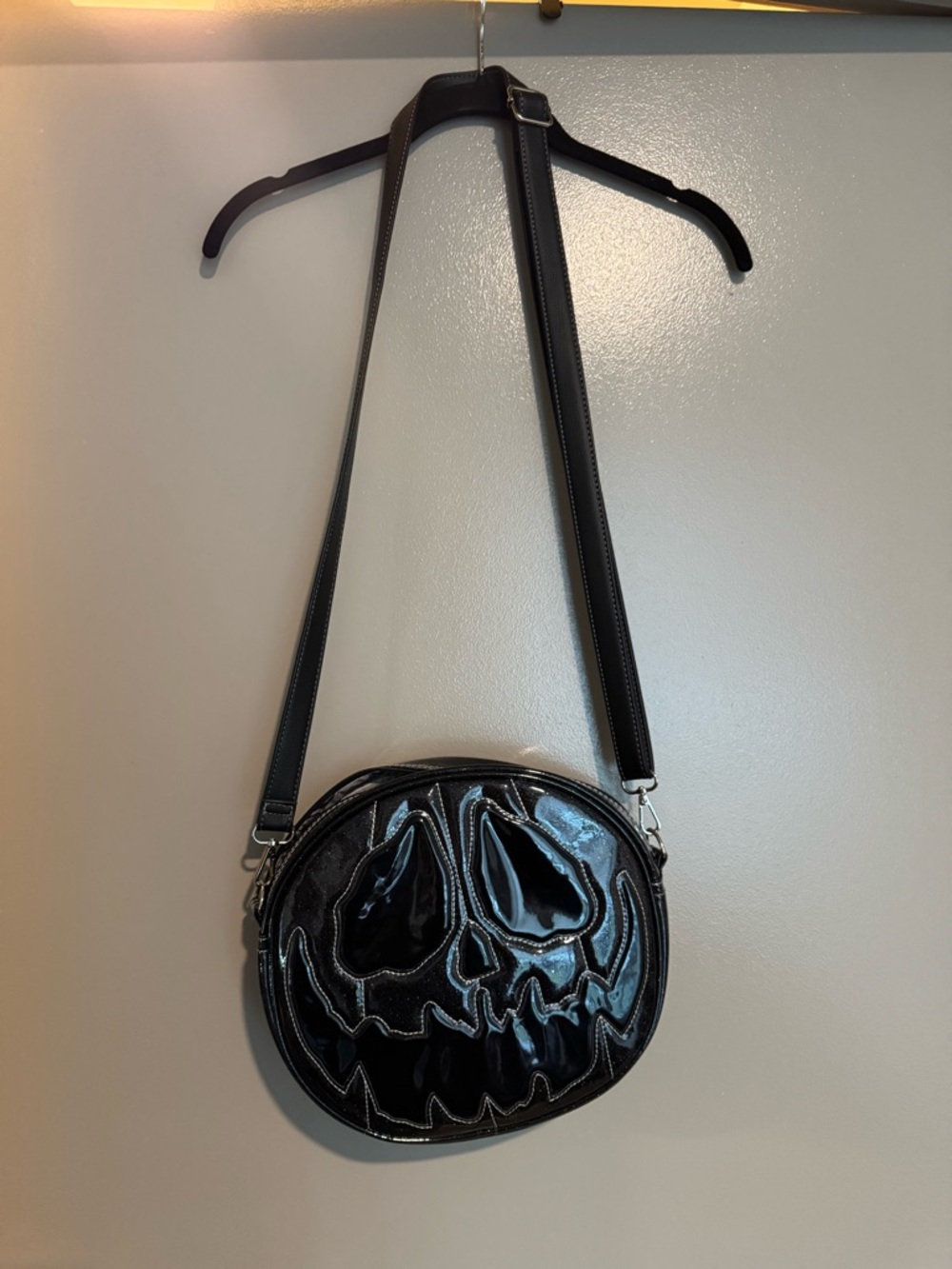 Double Sided KULT Black Pumpkin Crossbody Bag